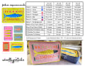 Woollypetals Sardine Tin FPP quilt pattern with fabric requirements and finished quilts