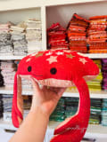Woollypetals Coco the Crab stuffed plush in bright red with star details