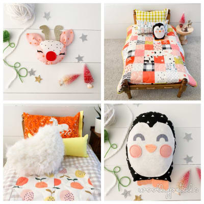 Penguins, and Reindeer, and Doll Quilts oh my!