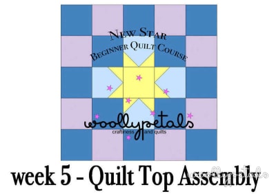 Week 5 – Quilt Top + Border Assembly