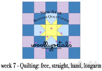 Week 7 – Quilting, free, straight, hand, longarm