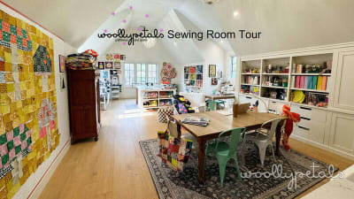 Woollypetals Sewing Room Tour