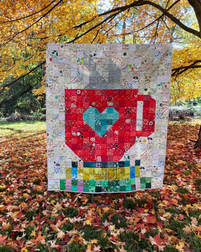 Book Date Patchwork Quilt