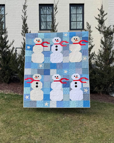 Do You Want to Sew a Snowman Quilt
