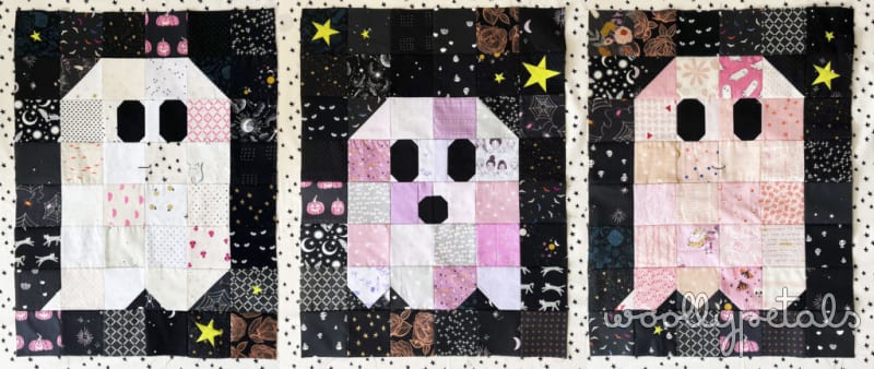 Ghost Party!!! Quilt Mock Ups