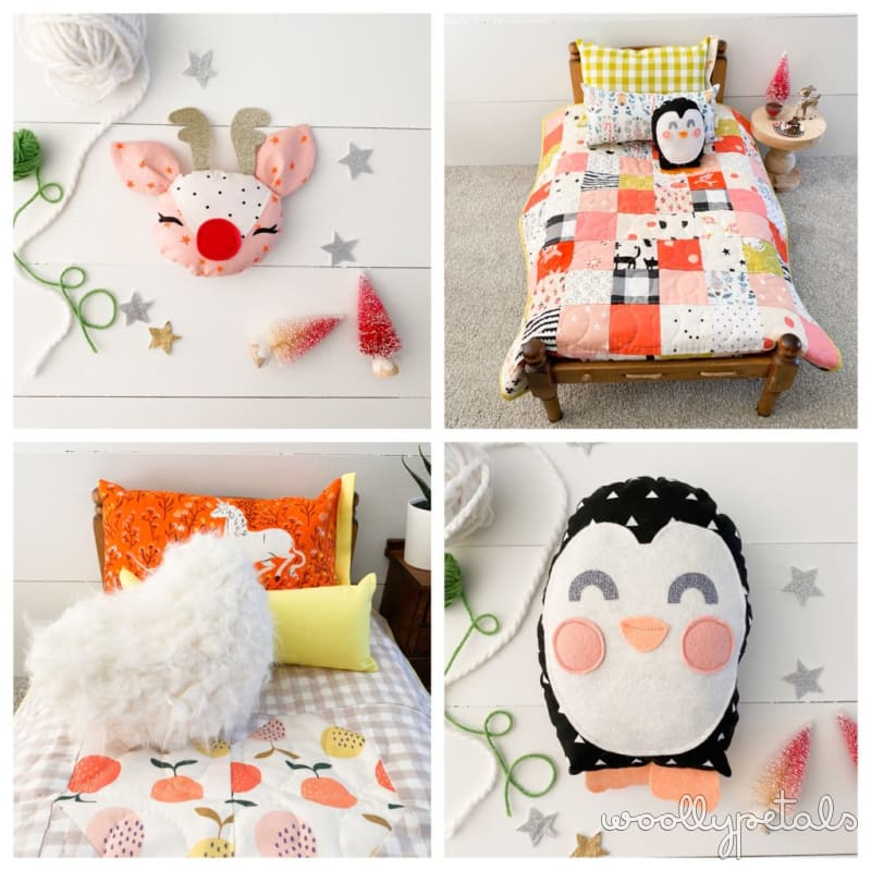 Penguins, and Reindeer, and Doll Quilts oh my!