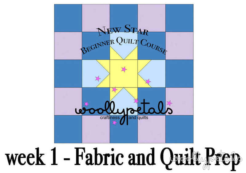 Week 1 – Fabric and Quilt Prep for the New Star Beginner Quilt Course