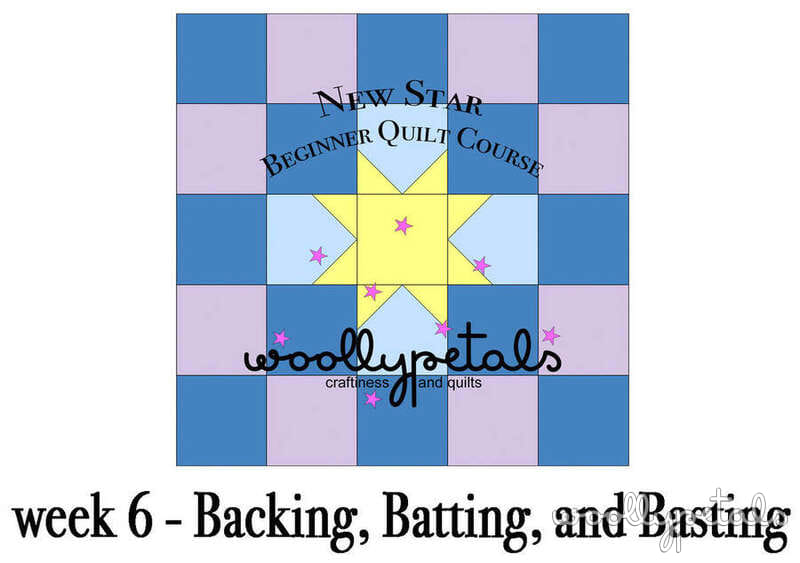 Week 6 – Backing, Batting, and Basting