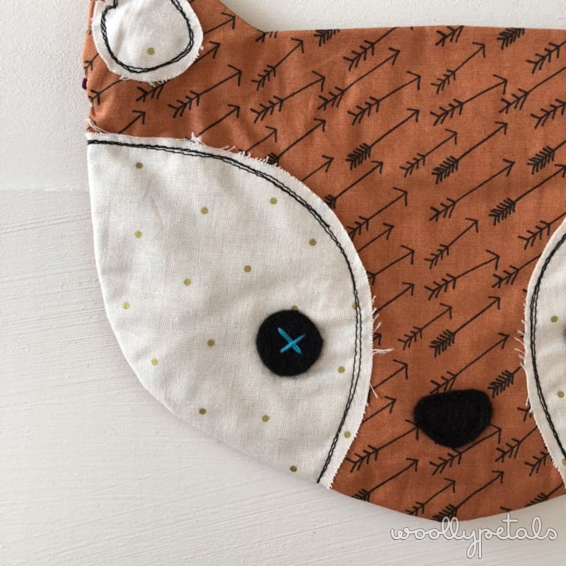 woollypetals - fox pouch