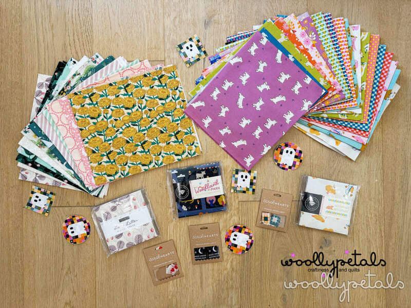 Woollypetals Ghost Party Sew Along 2025 fabric bundle and supplies