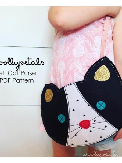 Felt Cat Purse
