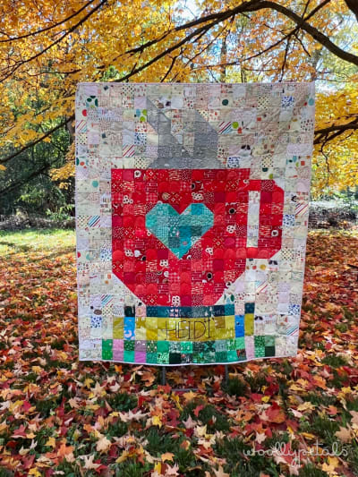 Book Date Patchwork Quilt